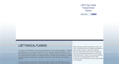 Desktop Screenshot of gayfinancialadvisors.com